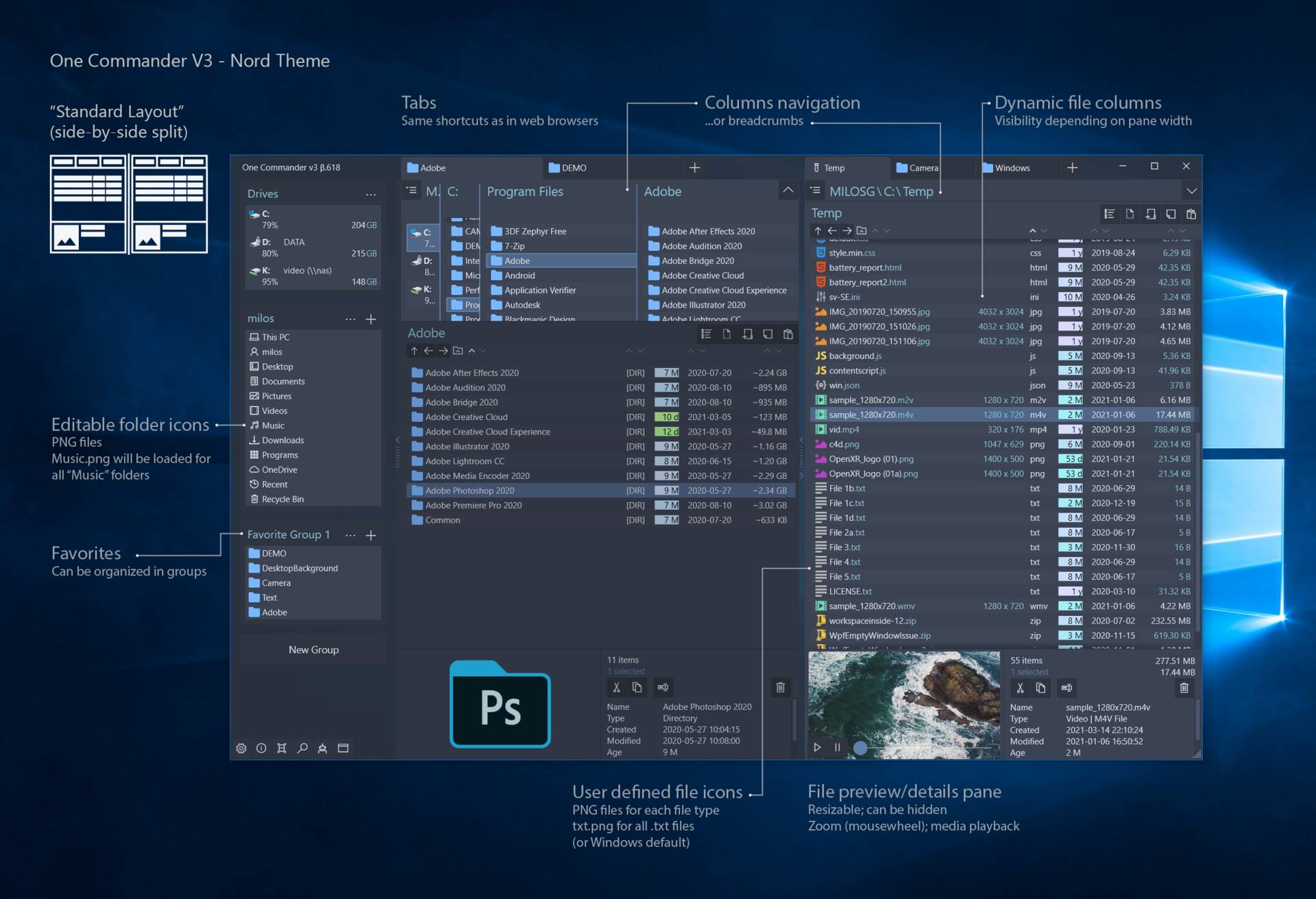 OneCommander - Modern files manager for Windows 11 and Windows 10